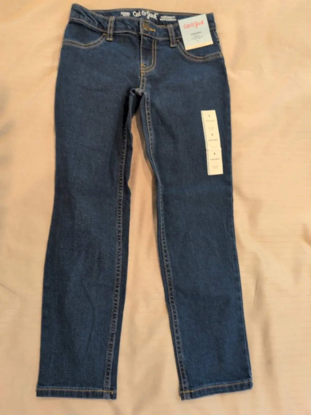 Girls skinny stretch jeans